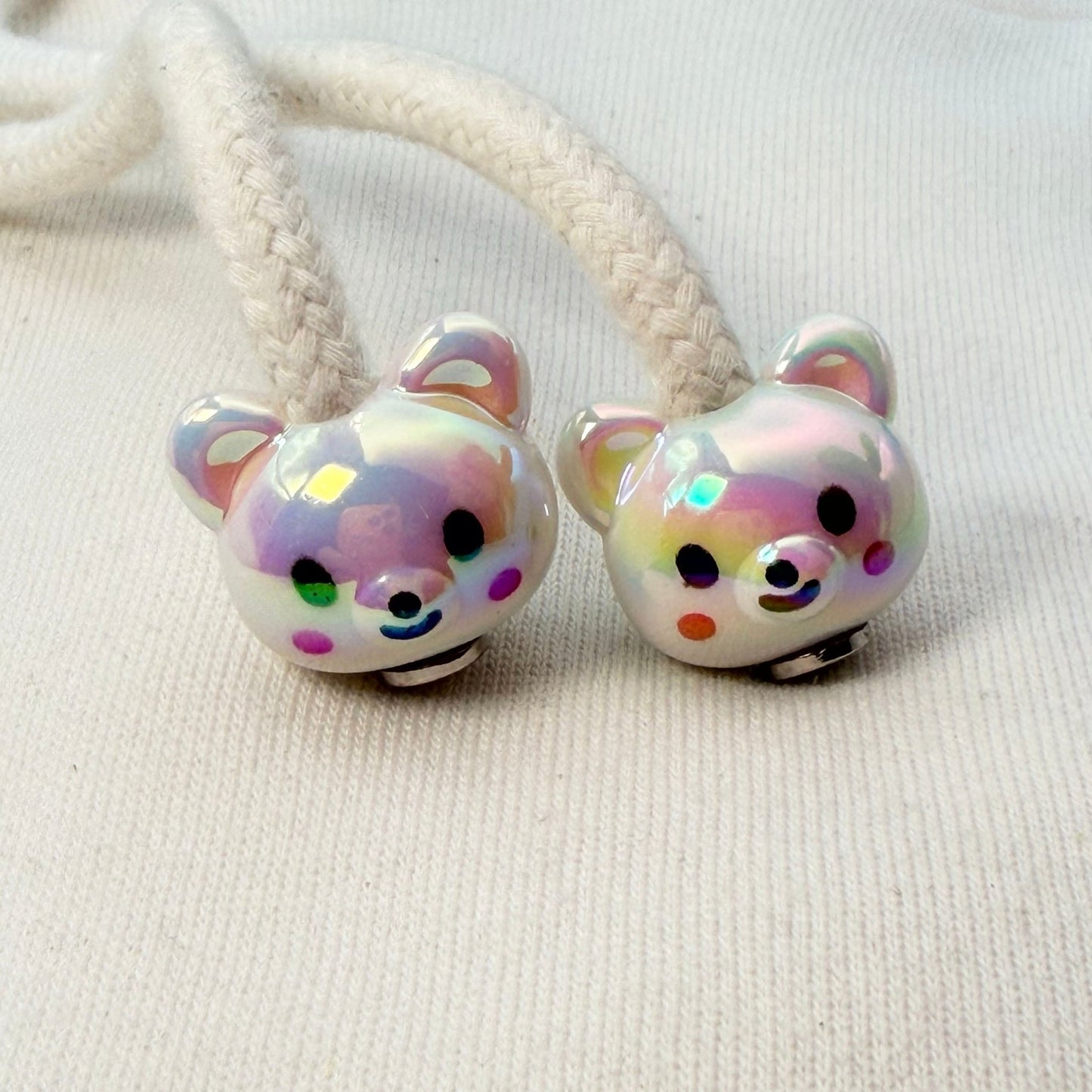 Hoodie Charms - Série Sky Bear – Perles de Hoodie - Hoodie Charms - White