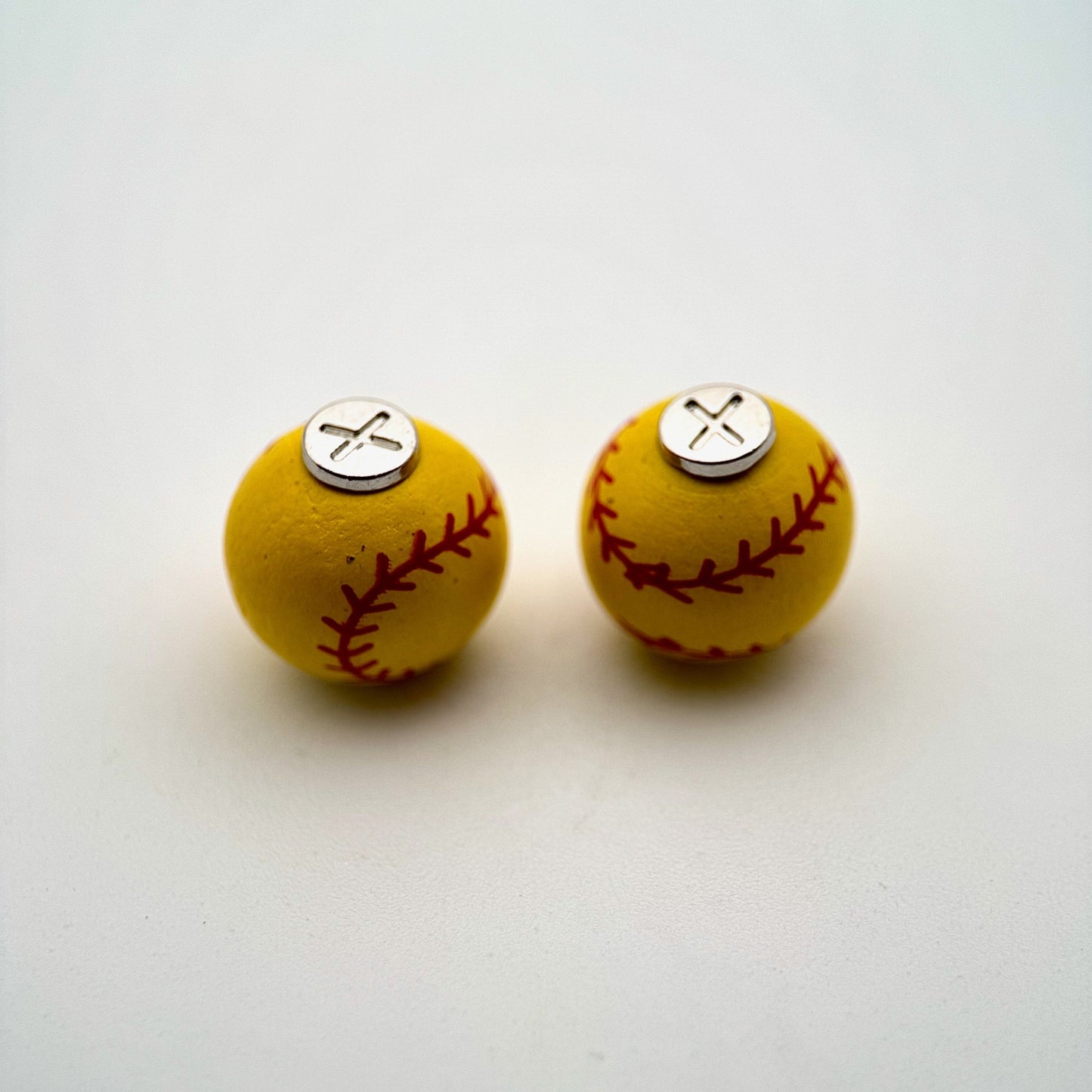 HOODIE CHARMS – Série Sportballs – Perle pour Cordon de Hoodie - Hoodie Charms - Baseball (Jaune)