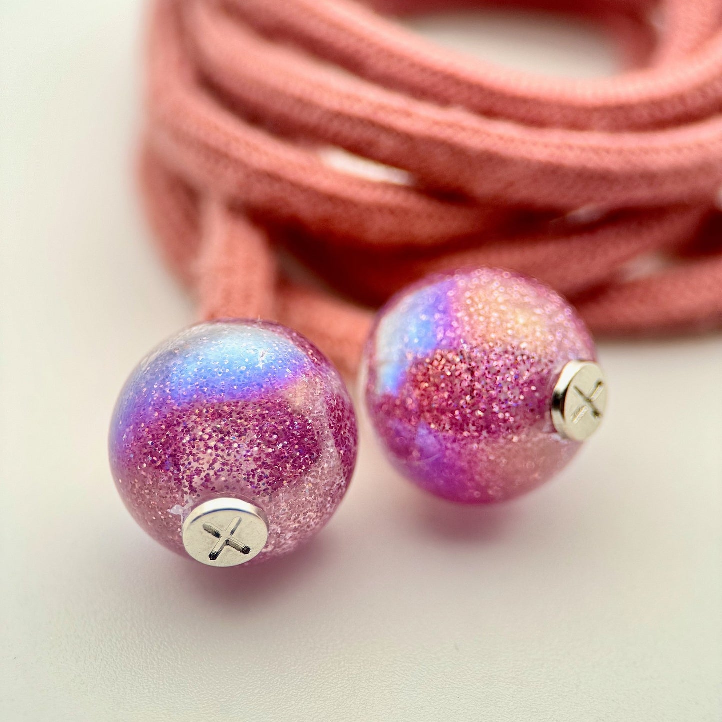 HOODIE CHARMS - Série Stardust – Perle pour Cordon de Hoodie - Hoodie Charms - Mauve