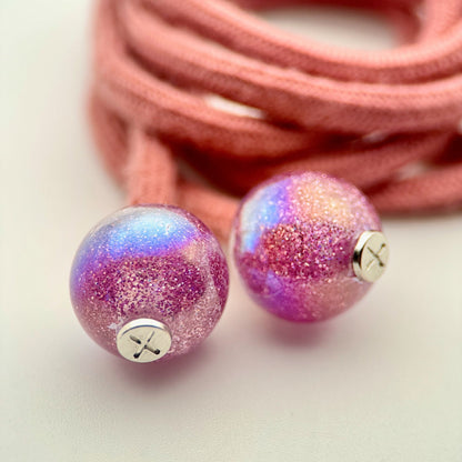 HOODIE CHARMS - Série Stardust – Perle pour Cordon de Hoodie - Hoodie Charms - Mauve