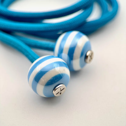 HOODIE CHARMS – Série STRIPES – Perle pour Cordon de Hoodie - Hoodie Charms - Bleu