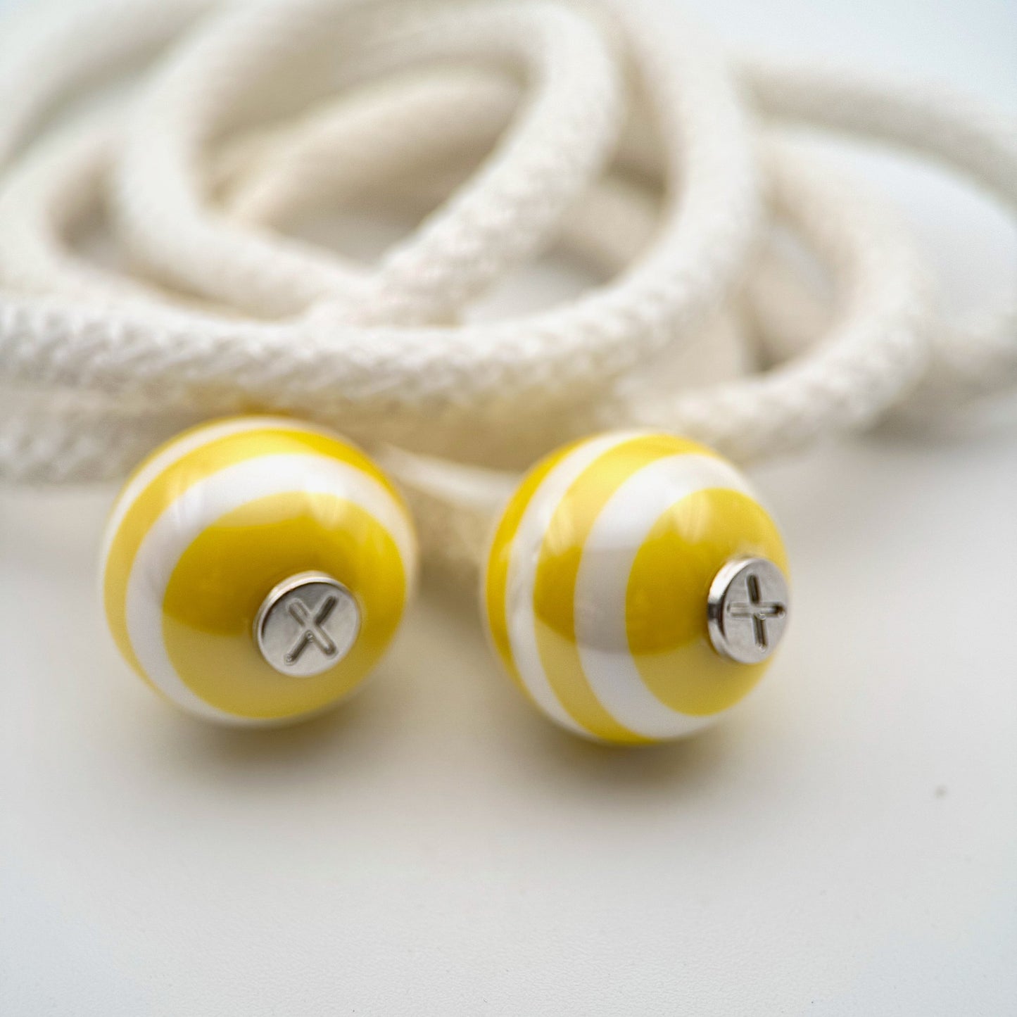 HOODIE CHARMS – Série STRIPES – Perle pour Cordon de Hoodie - Hoodie Charms - Jaune