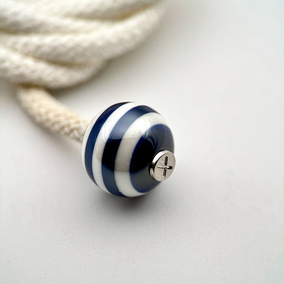HOODIE CHARMS – Série STRIPES – Perle pour Cordon de Hoodie - Hoodie Charms - Marine