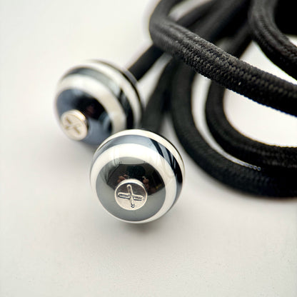 HOODIE CHARMS – Série STRIPES – Perle pour Cordon de Hoodie - Hoodie Charms - Noir