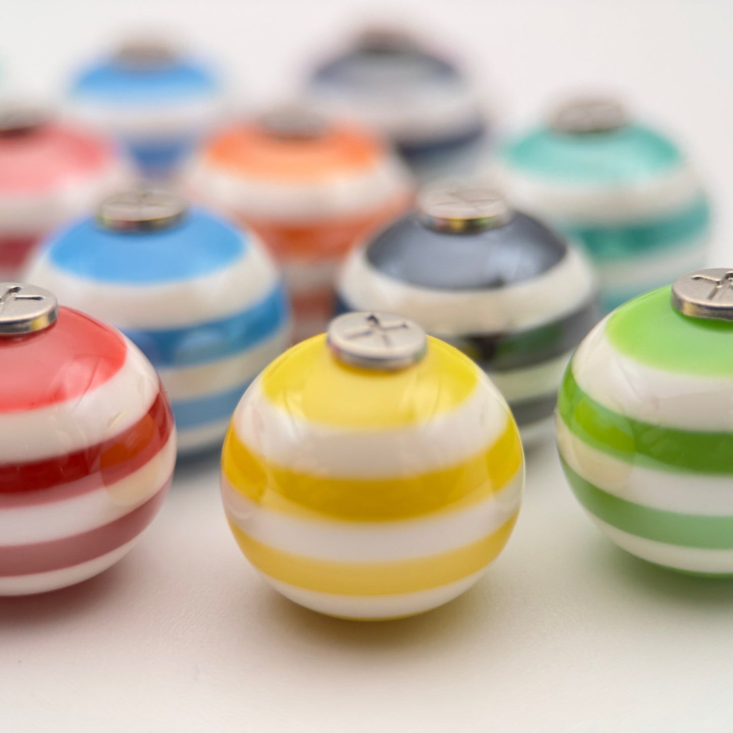 HOODIE CHARMS – Série STRIPES – Perle pour Cordon de Hoodie - Hoodie Charms - Vert