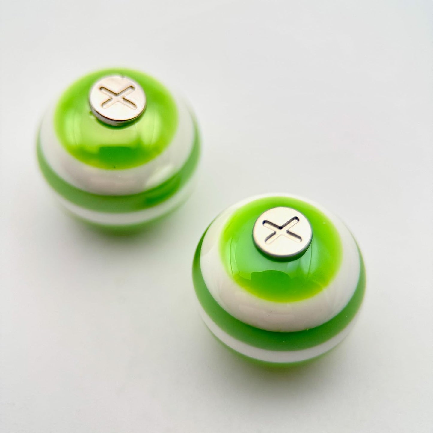 HOODIE CHARMS – Série STRIPES – Perle pour Cordon de Hoodie - Hoodie Charms - Vert