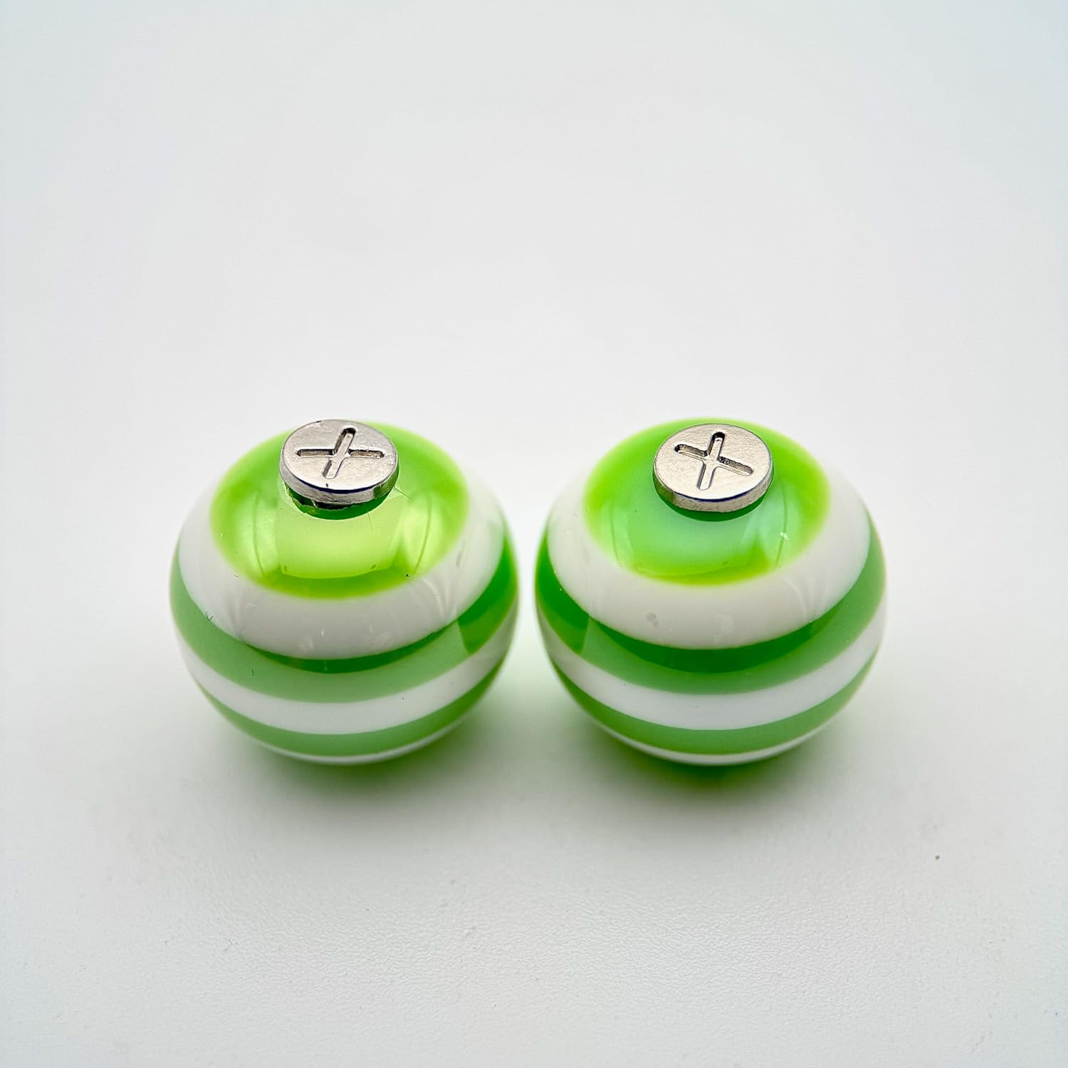 HOODIE CHARMS – Série STRIPES – Perle pour Cordon de Hoodie - Hoodie Charms - Vert