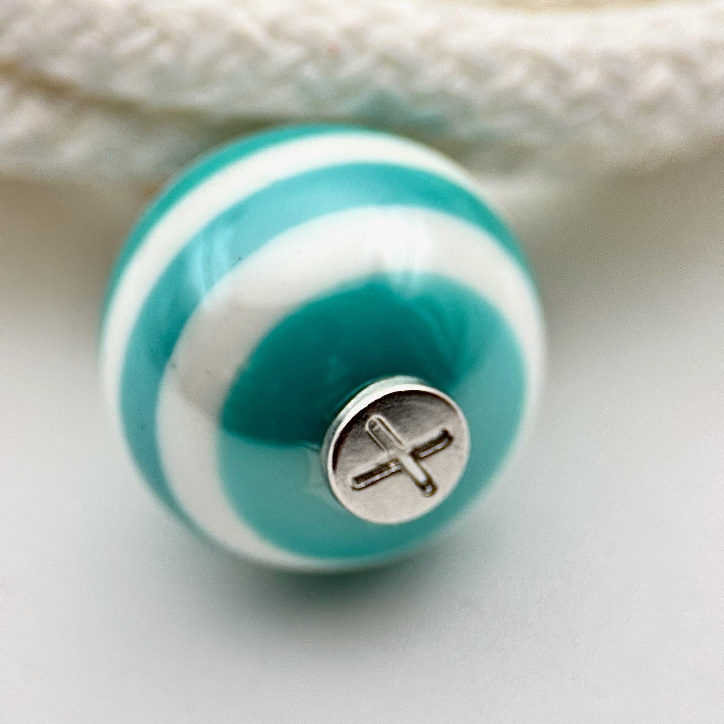 HOODIE CHARMS – Série STRIPES – Perle pour Cordon de Hoodie - Hoodie Charms - Vert