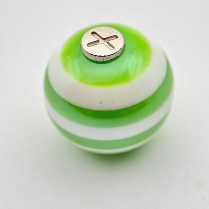 HOODIE CHARMS – Série STRIPES – Perle pour Cordon de Hoodie - Hoodie Charms - Vert