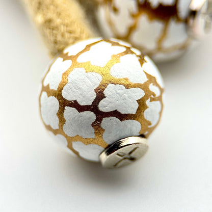 HOODIE CHARMS – Série Wood Pop – Perle pour Cordon de Hoodie - Hoodie Charms - SwirlCandy – Spirale rouge et blanche