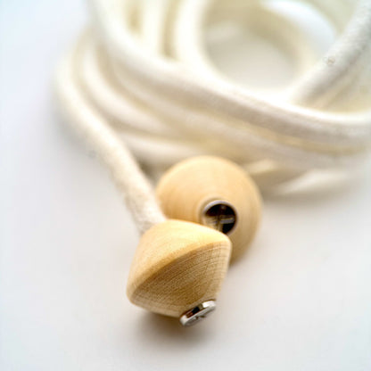 HOODIE CHARMS – Série Woody Shapes – Perle pour Cordon de Hoodie - Hoodie Charms - Woody Bullet