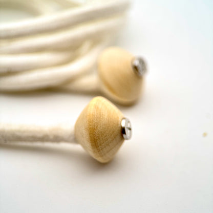 HOODIE CHARMS – Série Woody Shapes – Perle pour Cordon de Hoodie - Hoodie Charms - Woody Bullet