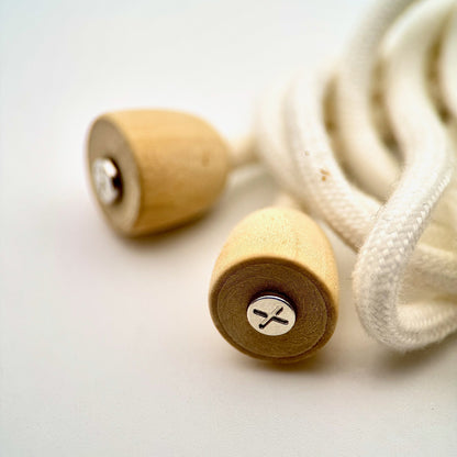 HOODIE CHARMS – Série Woody Shapes – Perle pour Cordon de Hoodie - Hoodie Charms - Woody Cube