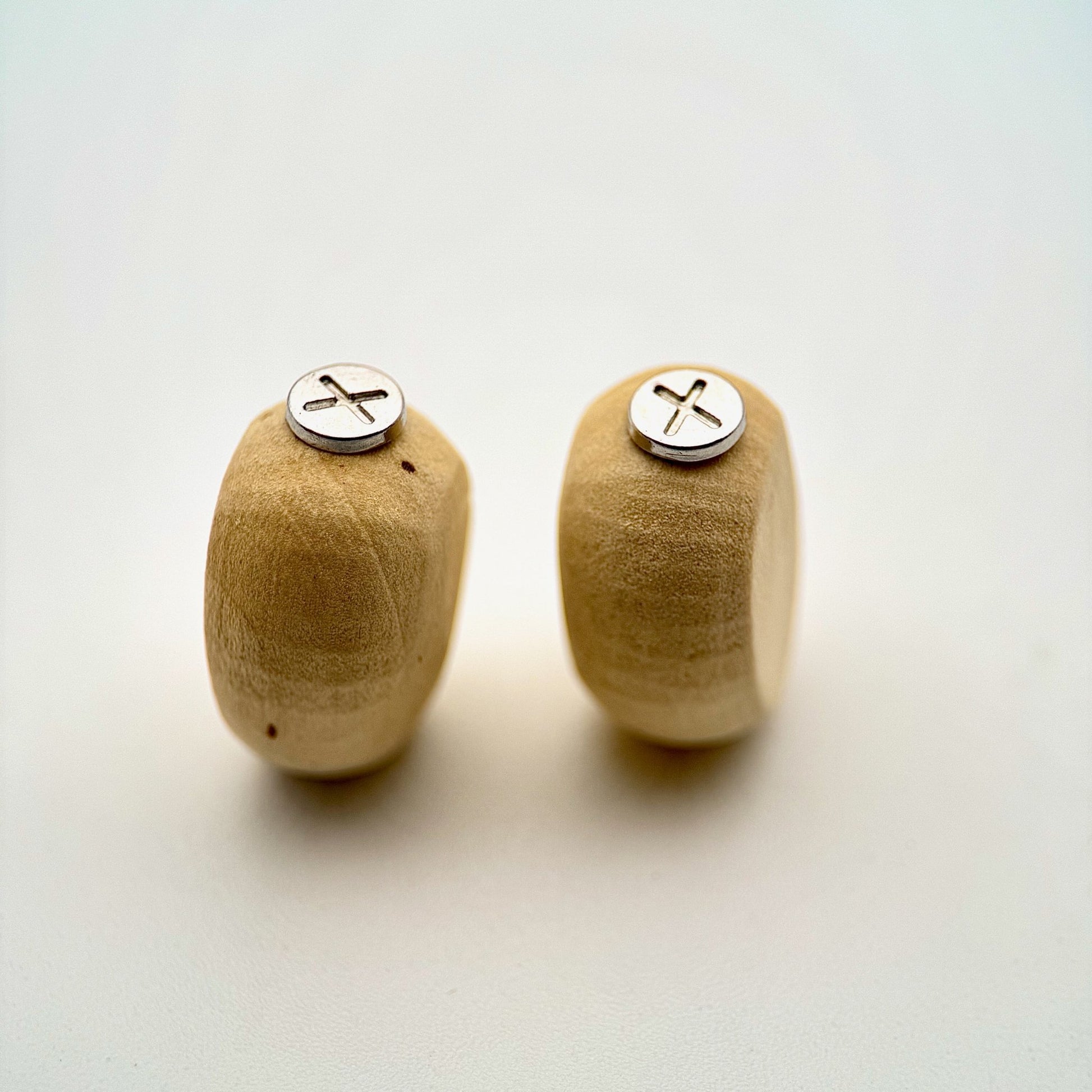 HOODIE CHARMS – Série Woody Shapes – Perle pour Cordon de Hoodie - Hoodie Charms - Woody Cube