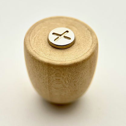 HOODIE CHARMS – Série Woody Shapes – Perle pour Cordon de Hoodie - Hoodie Charms - Woody Roundcut