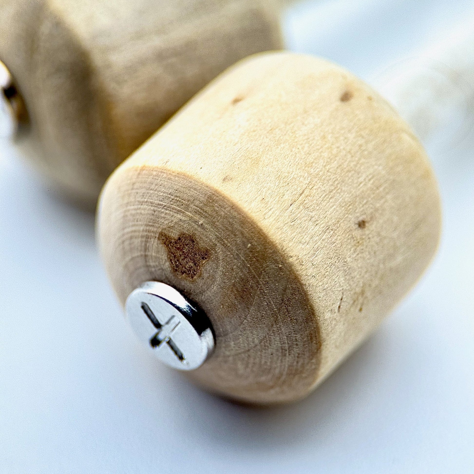 HOODIE CHARMS – Série Woody Shapes – Perle pour Cordon de Hoodie - Hoodie Charms - Woody Roundcut