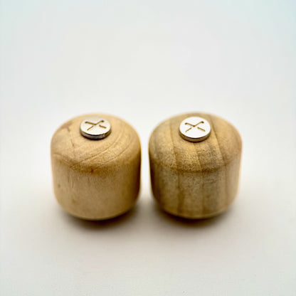 HOODIE CHARMS – Série Woody Shapes – Perle pour Cordon de Hoodie - Hoodie Charms - Woody Roundcut