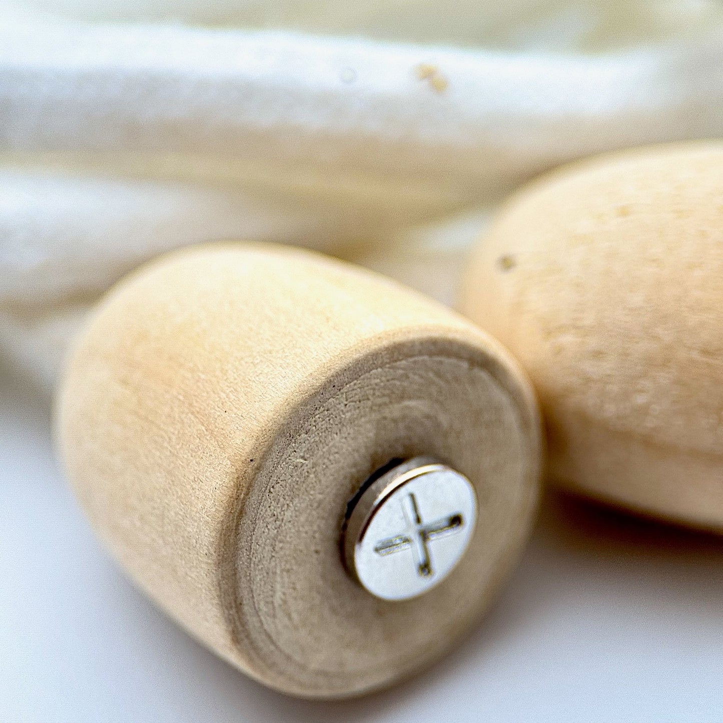 HOODIE CHARMS – Série Woody Shapes – Perle pour Cordon de Hoodie - Hoodie Charms - Woody Roundcut