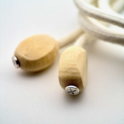 HOODIE CHARMS – Série Woody Shapes – Perle pour Cordon de Hoodie - Hoodie Charms - Woody Softgrain