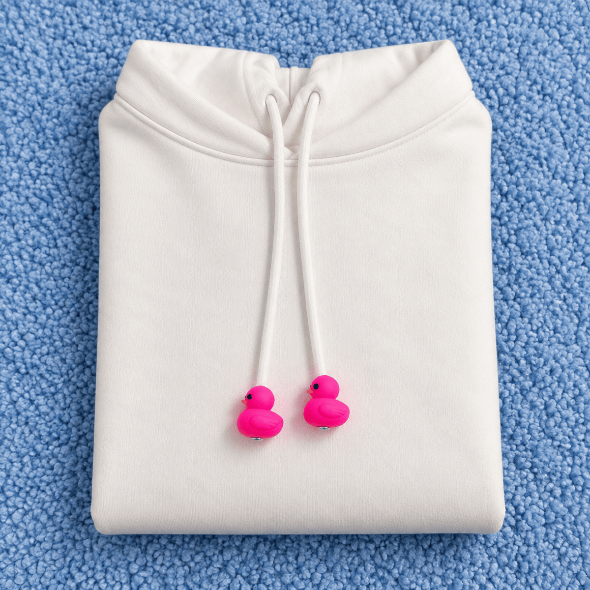 Hoodie Charms- Silicone Duck – Perles de hoodie - Hoodie Charms - fuchsia