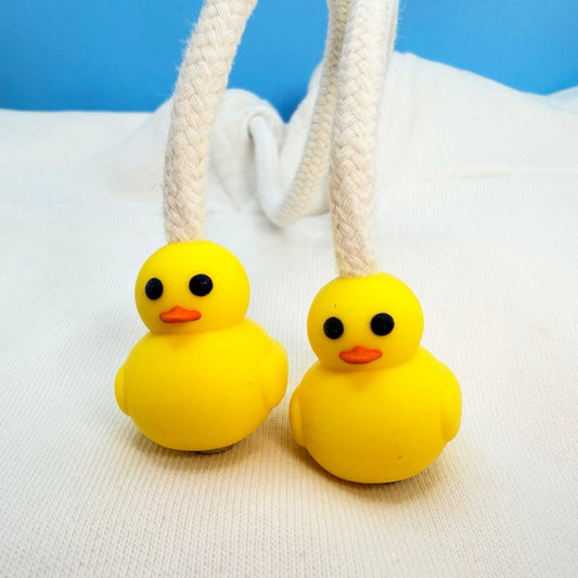 Hoodie Charms- Silicone Duck – Perles de hoodie - Hoodie Charms - Jaune
