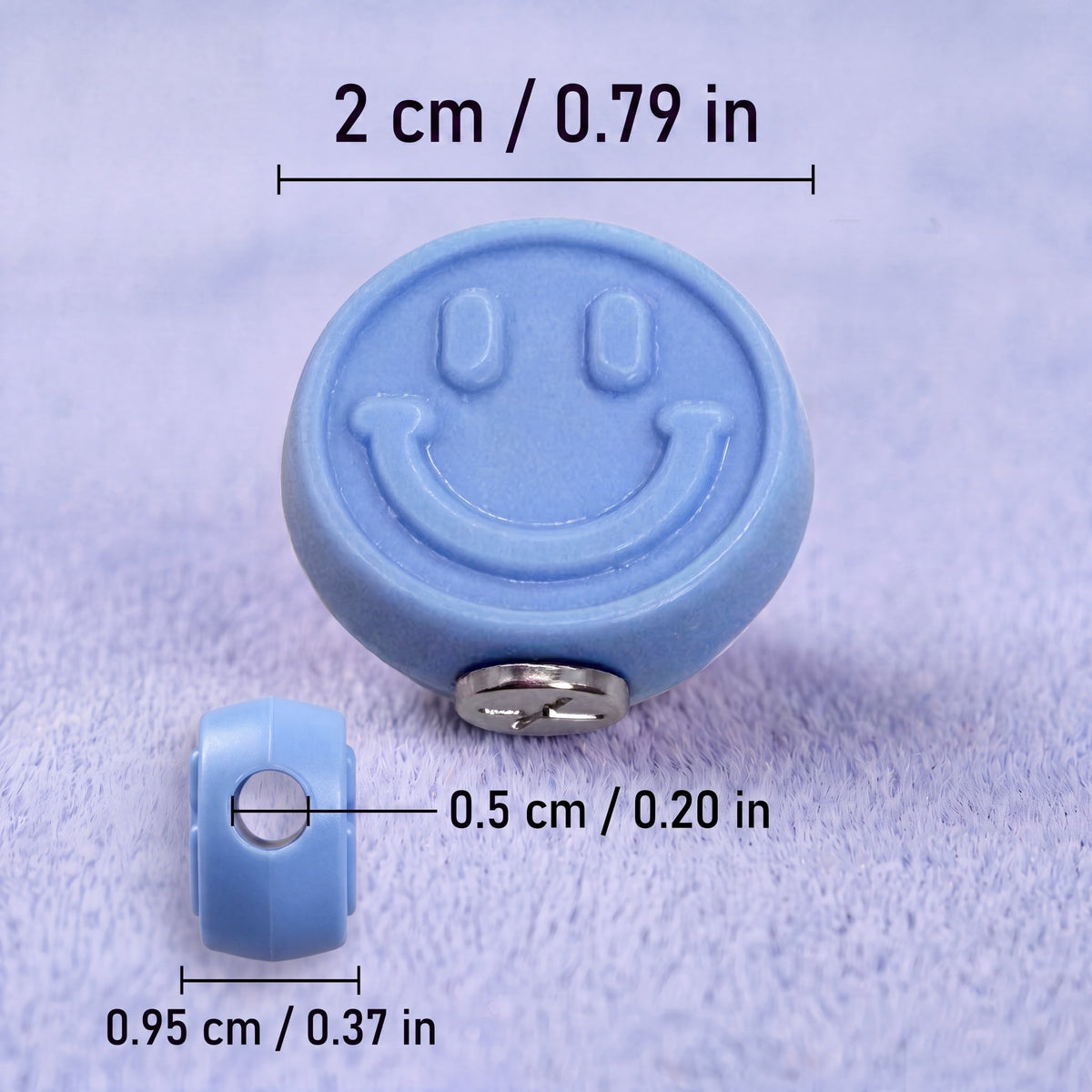 Hoodie Charms – Smile Pop – Perles de Hoodie - Hoodie Charms - Blue