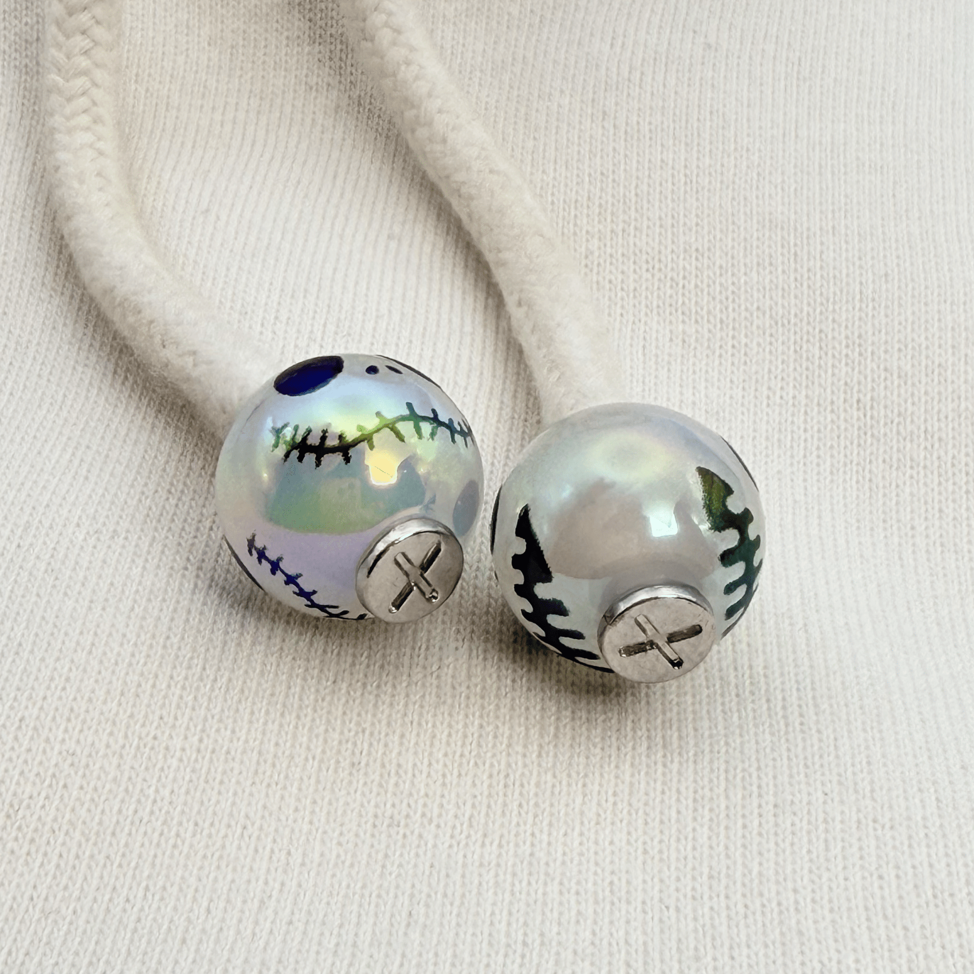 Hoodie Charms- Spooky Pop – Perles de hoodie - Hoodie Charms - Blanc