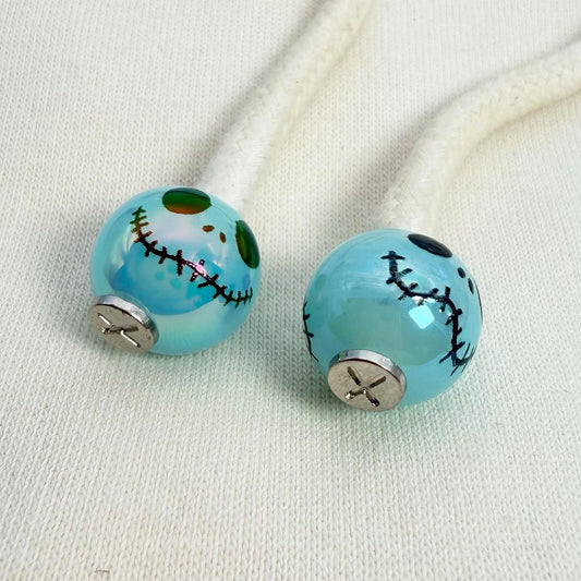 Hoodie Charms- Spooky Pop – Perles de hoodie - Hoodie Charms - Bleu Transparent