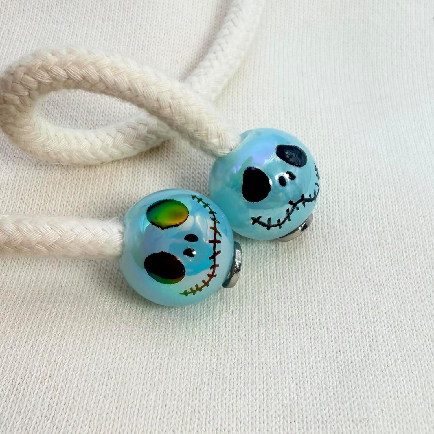 Hoodie Charms- Spooky Pop – Perles de hoodie - Hoodie Charms - Bleu Transparent