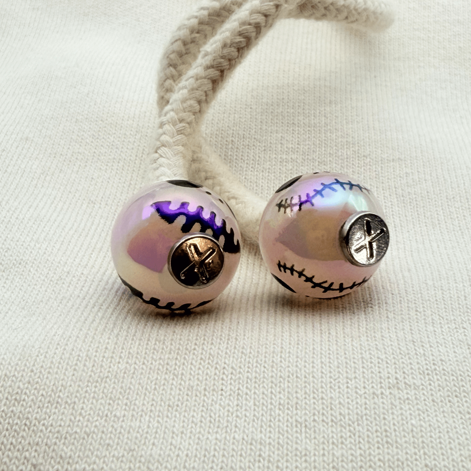 Hoodie Charms- Spooky Pop – Perles de hoodie - Hoodie Charms - Bleu Transparent