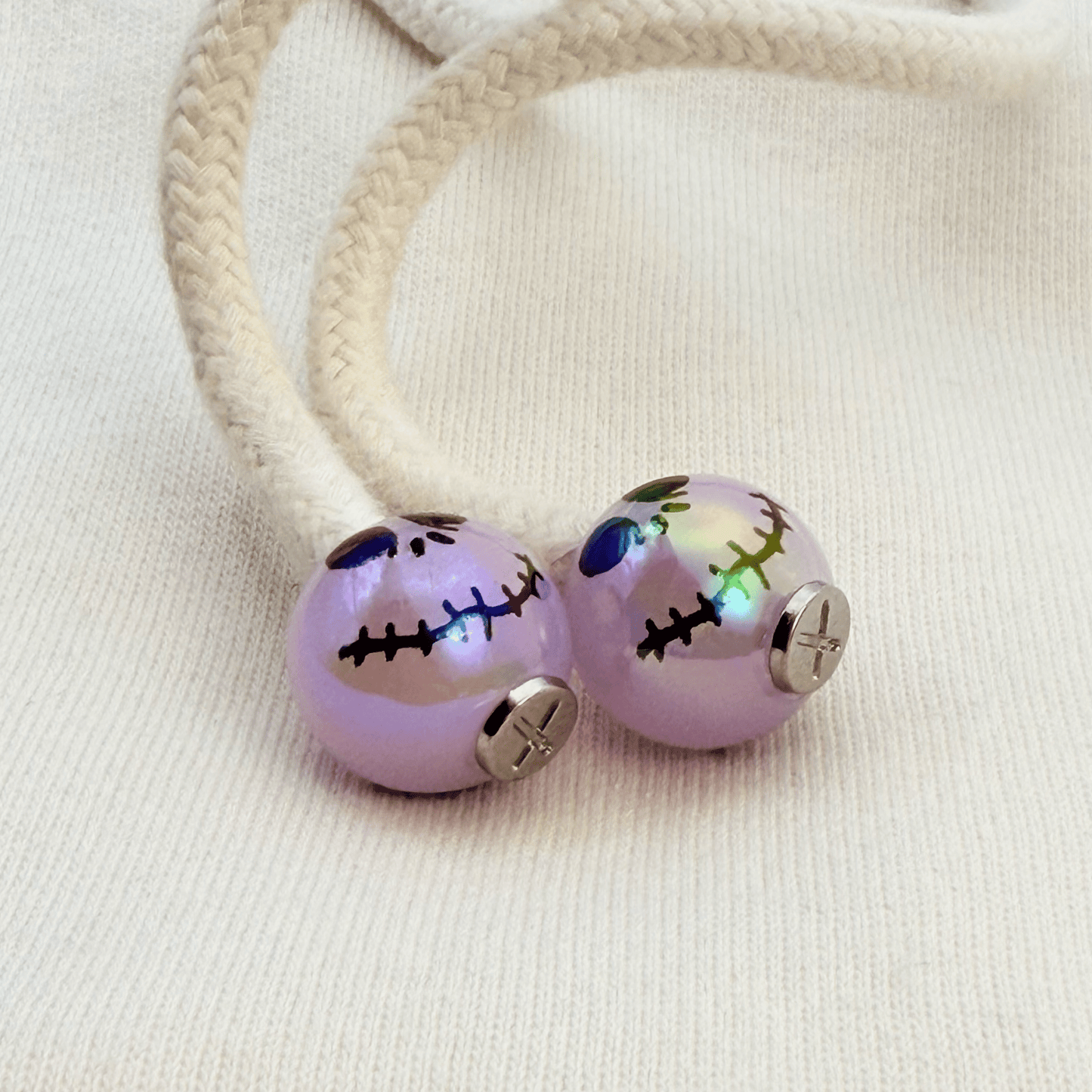 Hoodie Charms- Spooky Pop – Perles de hoodie - Hoodie Charms - Bleu Transparent