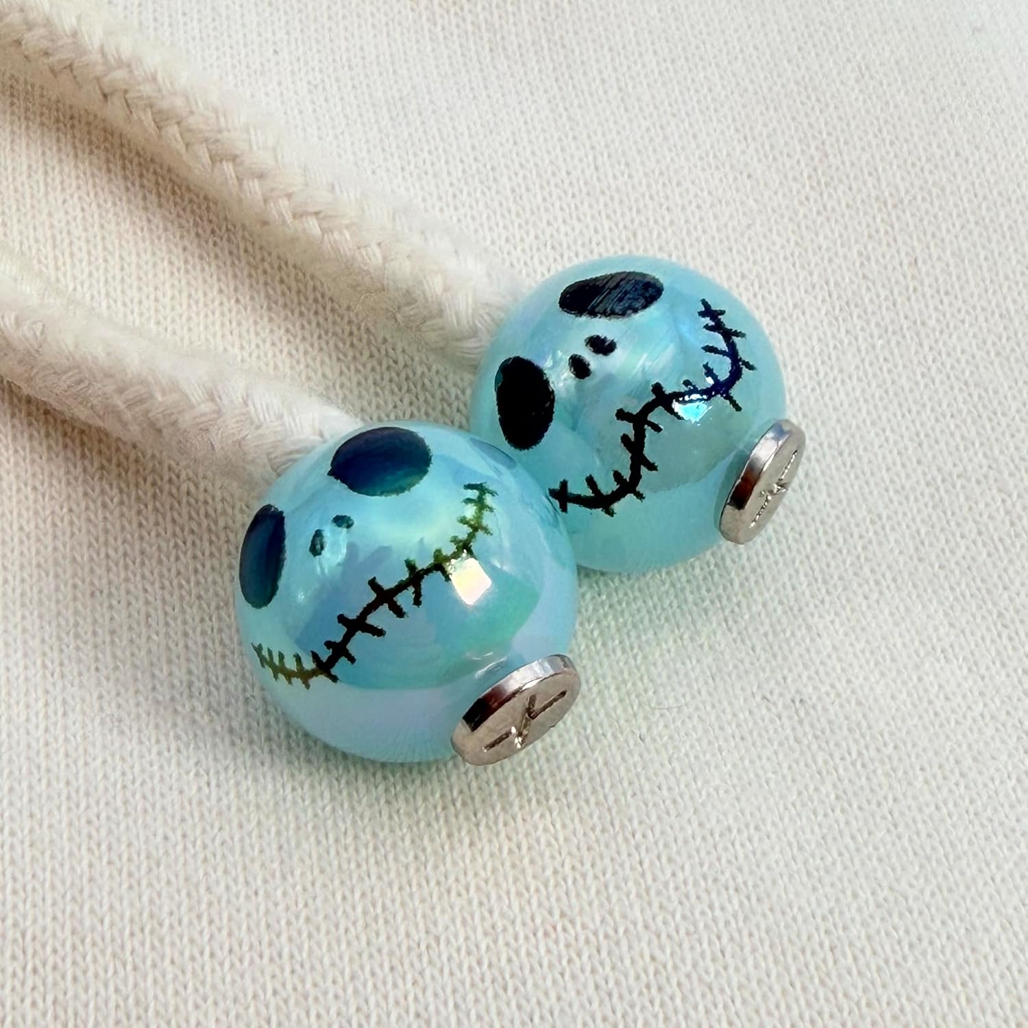 Hoodie Charms- Spooky Pop – Perles de hoodie - Hoodie Charms - Bleu Transparent