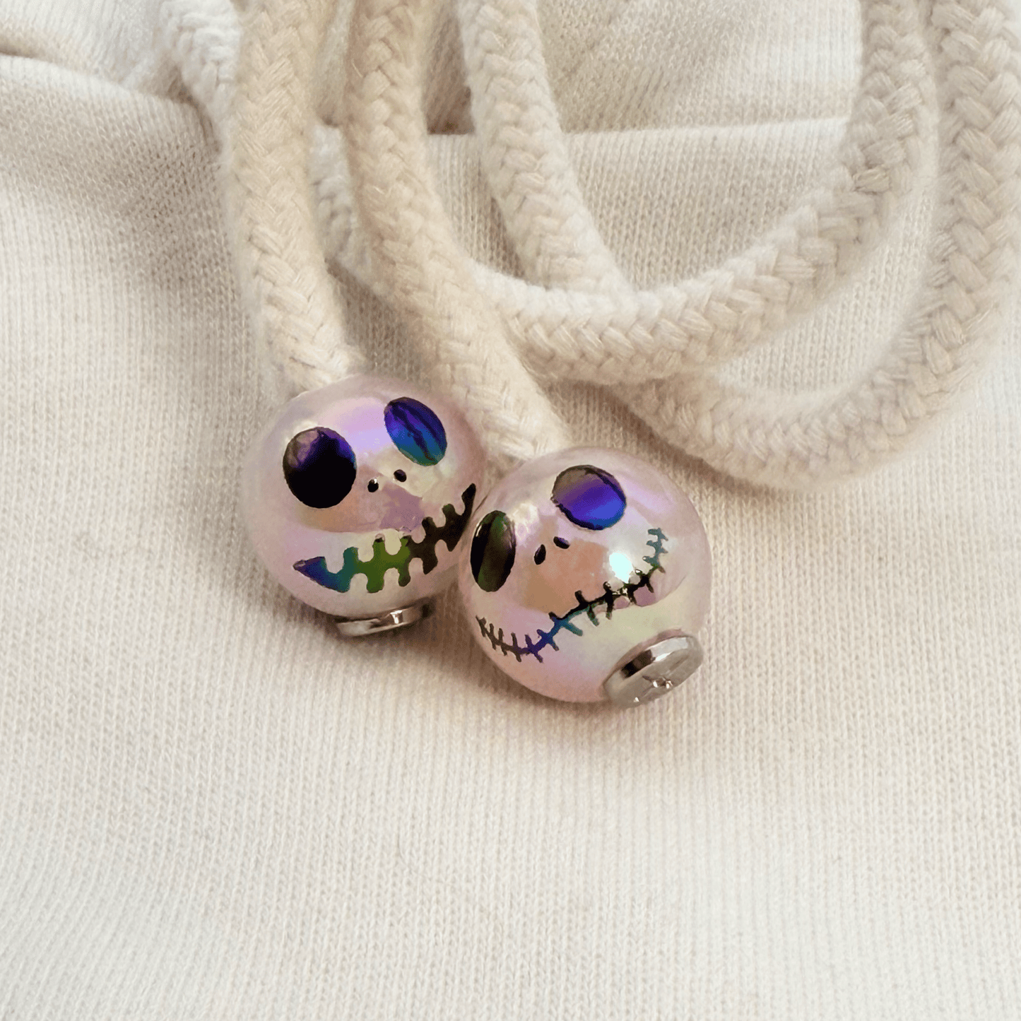 Hoodie Charms- Spooky Pop – Perles de hoodie - Hoodie Charms - Rose Transparant