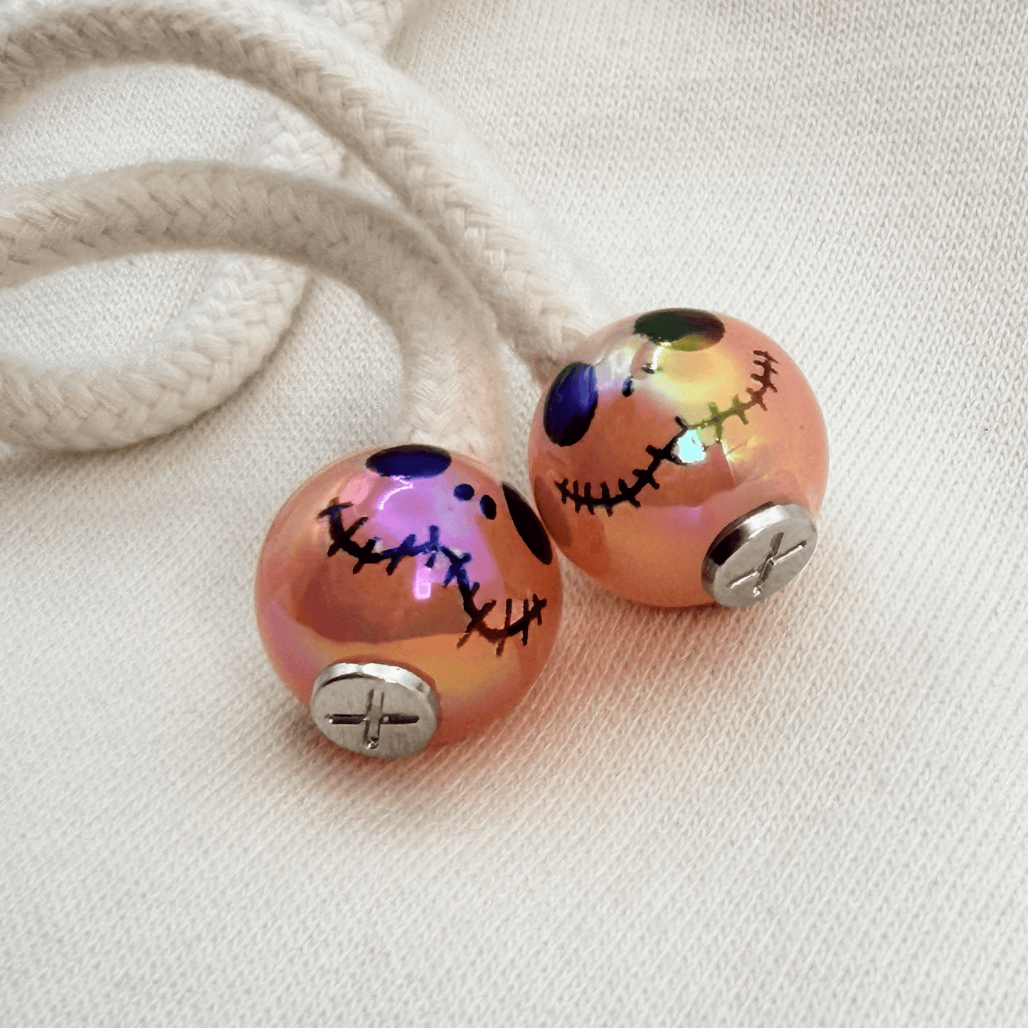 Hoodie Charms- Spooky Pop – Perles de hoodie - Hoodie Charms - Saumon