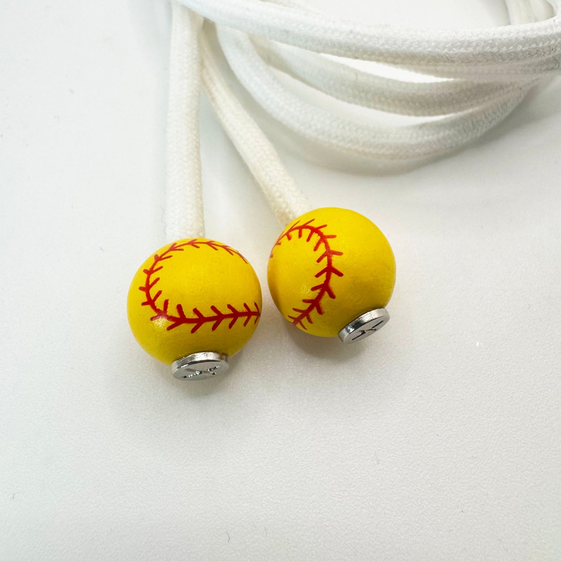 HOODIE CHARMS – Sportballs – Perles de Hoodie - Hoodie Charms - Baseball (Jaune)
